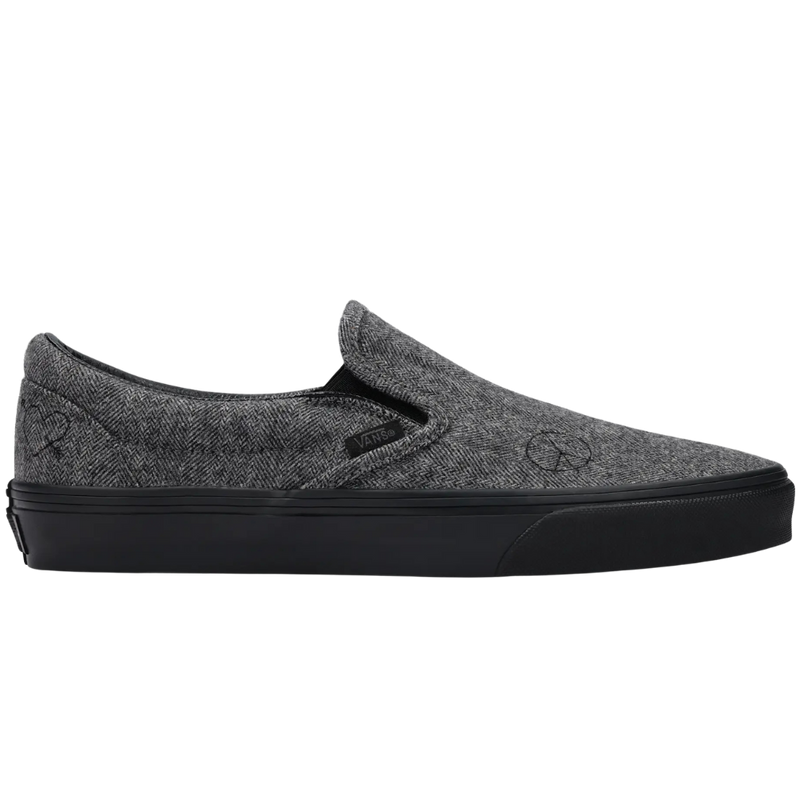 Vans - Classic Slip-On Wool  - Gray/Black - Slip-On