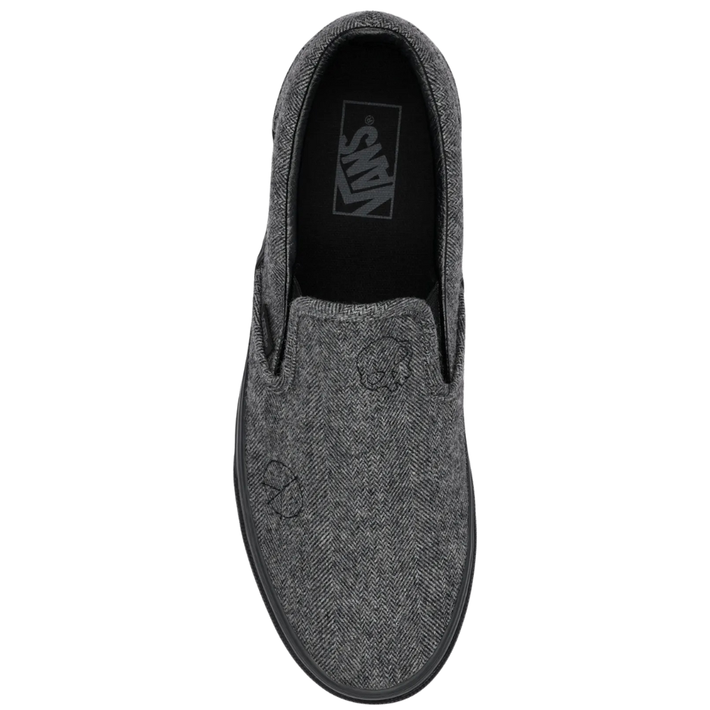 Vans - Classic Slip-On Wool  - Gray/Black - Slip-On