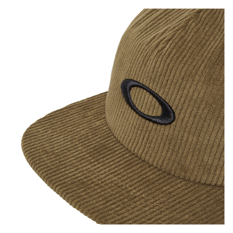 Oakley - Ellipse Corduroy  Hat - Army Green - Fitted Cap