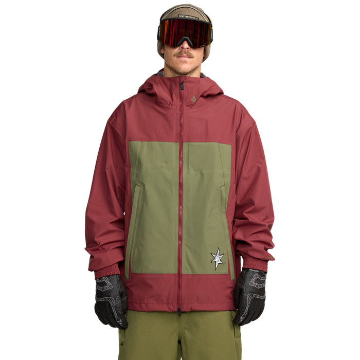 Volcom - Arthur 3L Jacket - Burnt Red - Snowboard-Jacke