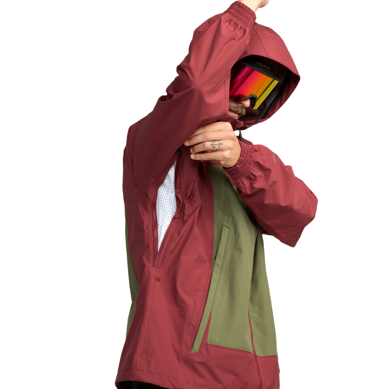 Volcom - Arthur 3L Jacket - Burnt Red - Snowboard-Jacke