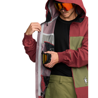 Volcom - Arthur 3L Jacket - Burnt Red - Snowboard-Jacke