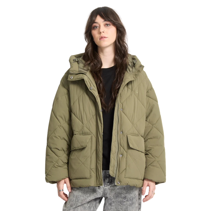 Volcom - Out Of Boxy Puff - Wintermoss - Winterjacke