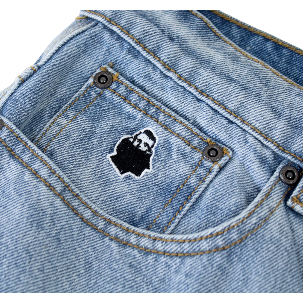 NNSNS - Biggerfoot Denim - Light Stone Washed - Baggy Fit Jeans