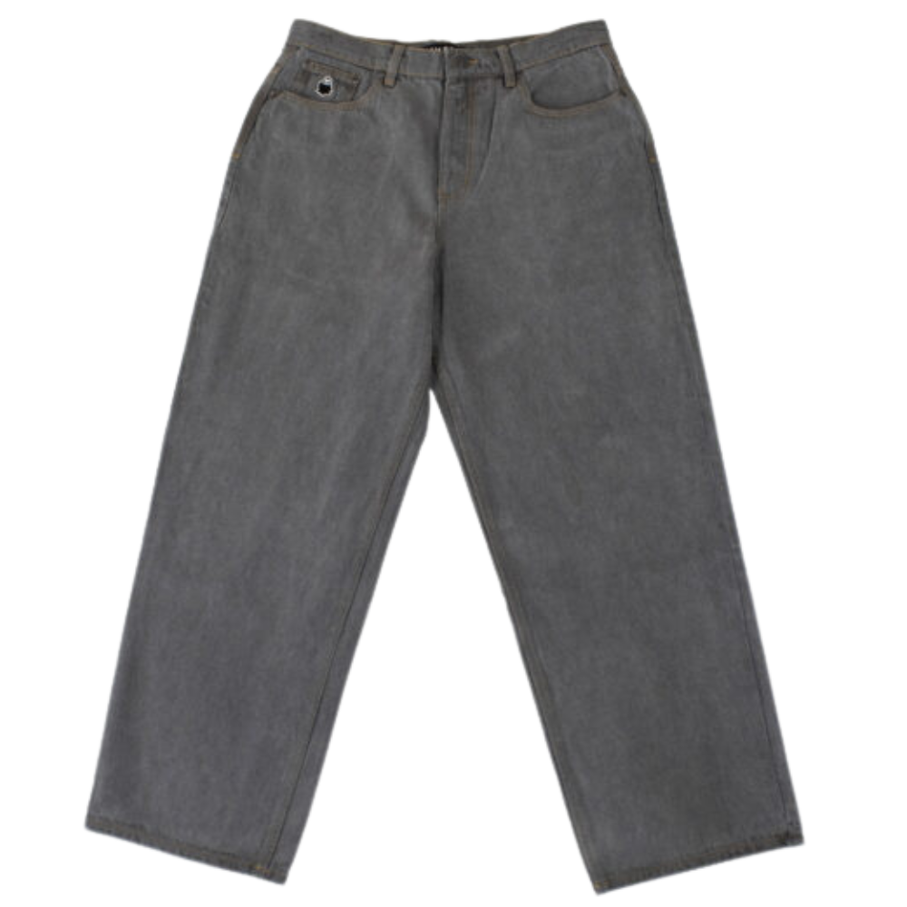 NNSNS - Biggerfoot Denim - Grey Washed - Baggy Fit Jeans
