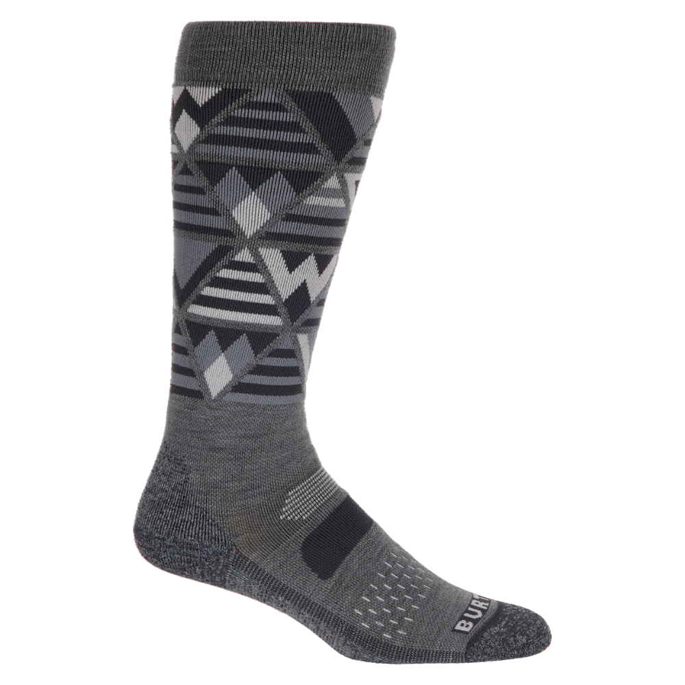 Burton - Womens Performance Midweight Sock - Gray Heather - Snowboard-Socken
