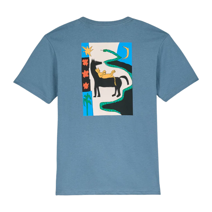 Volcom - Longosnake Tee - Blue Wash - T-Shirt