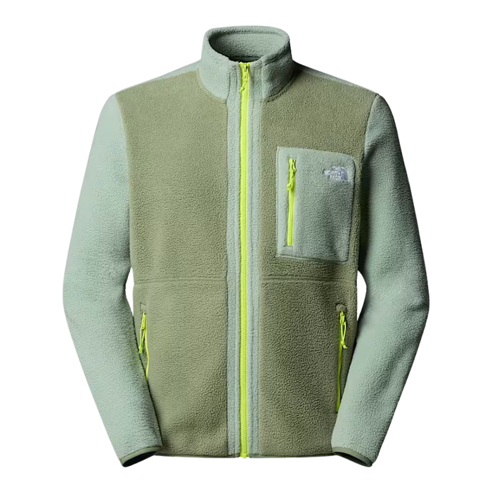 The North Face - M Yumiori Full Zip - Bark Mist/Slate Moss/Fi - Fleece Jacke