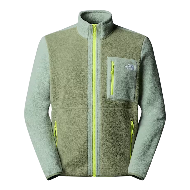 The North Face - M Yumiori Full Zip - Bark Mist/Slate Moss/Fi - Fleece Jacke