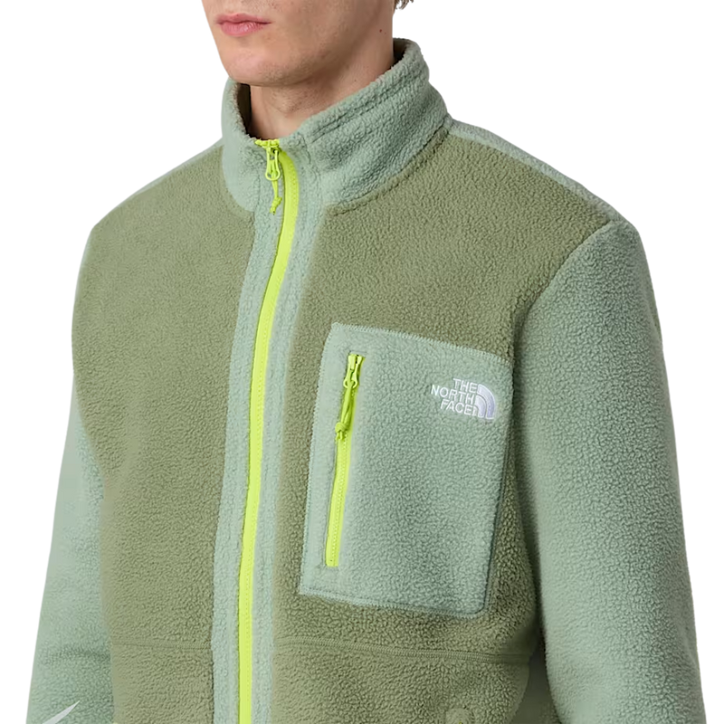 The North Face - M Yumiori Full Zip - Bark Mist/Slate Moss/Fi - Fleece Jacke