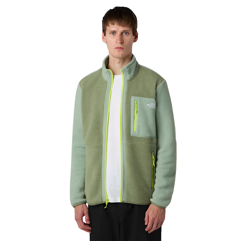 The North Face - M Yumiori Full Zip - Bark Mist/Slate Moss/Fi - Fleece Jacke