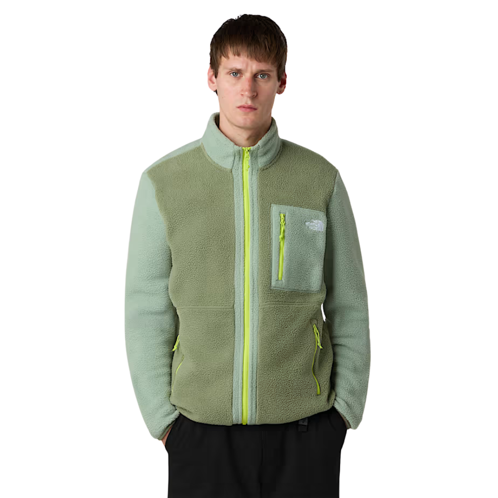 The North Face - M Yumiori Full Zip - Bark Mist/Slate Moss/Fi - Fleece Jacke