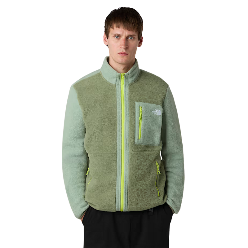 The North Face - M Yumiori Full Zip - Bark Mist/Slate Moss/Fi - Fleece Jacke