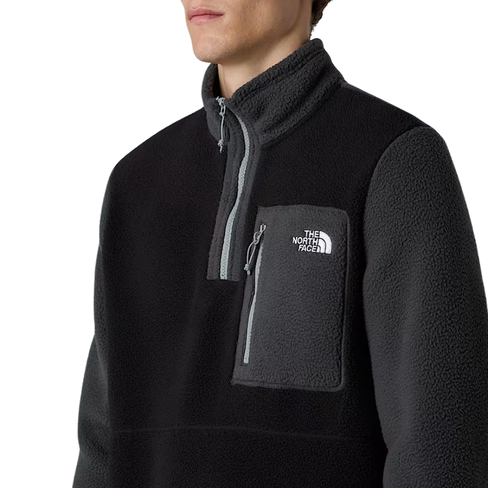 The North Face - M Yumiori 1/4 Zip - TNF Black/Asphalt Grey - Fleece Sweater