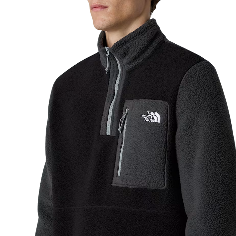 The North Face - M Yumiori 1/4 Zip - TNF Black/Asphalt Grey - Fleece Sweater