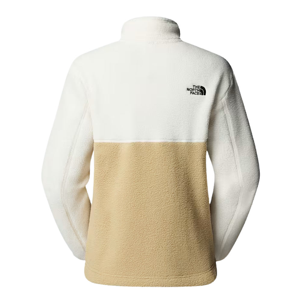 The North Face - W Yumiori Full Zip - Khaki Stone/White Dune - Fleece Jacke
