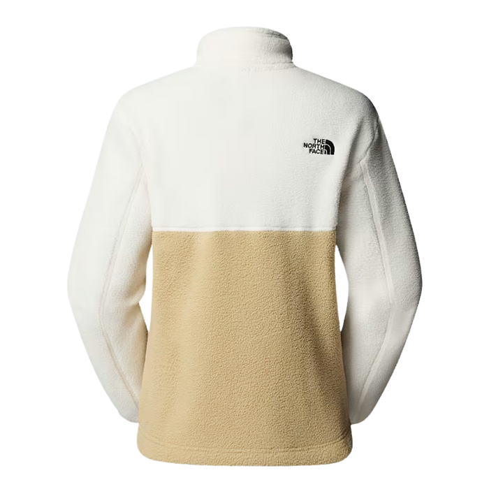 The North Face - W Yumiori Full Zip - Khaki Stone/White Dune - Fleece Jacke