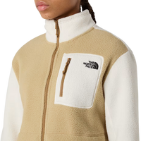 The North Face - W Yumiori Full Zip - Khaki Stone/White Dune - Fleece Jacke