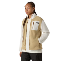 The North Face - W Yumiori Full Zip - Khaki Stone/White Dune - Fleece Jacke