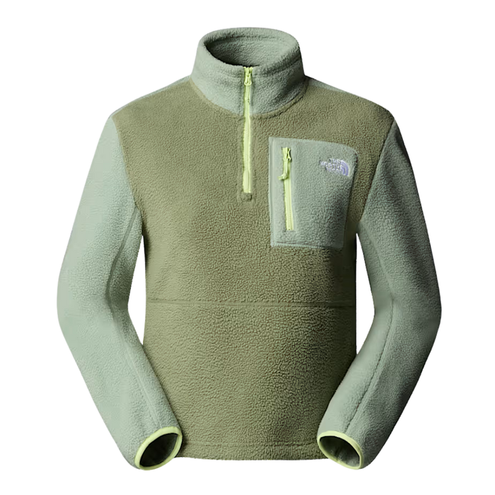The North Face - W Yumiori 1/4 Zip - Bark Mist/Slate Moss/As - Fleece Sweater