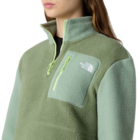 The North Face - W Yumiori 1/4 Zip - Bark Mist/Slate Moss/As - Fleece Sweater