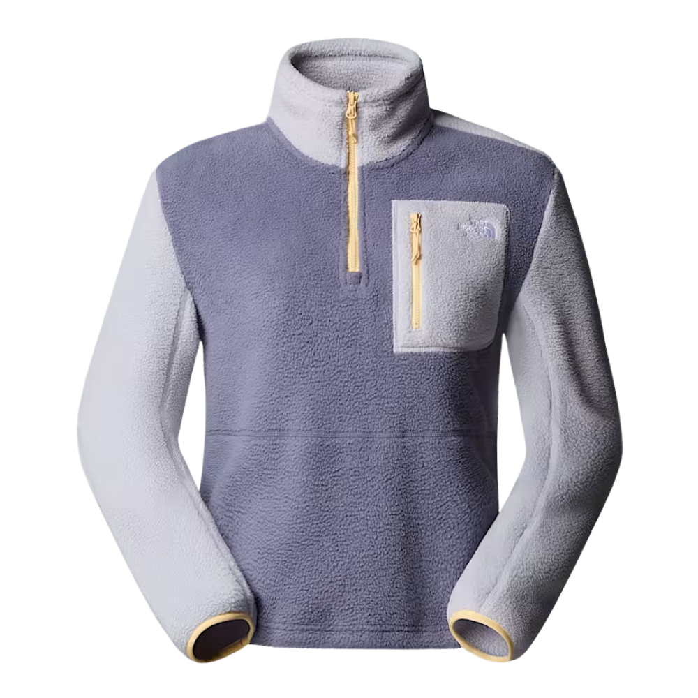The North Face - W Yumiori 1/4 Zip - Twilight Galaxy/Blue Fl - Fleece Sweater
