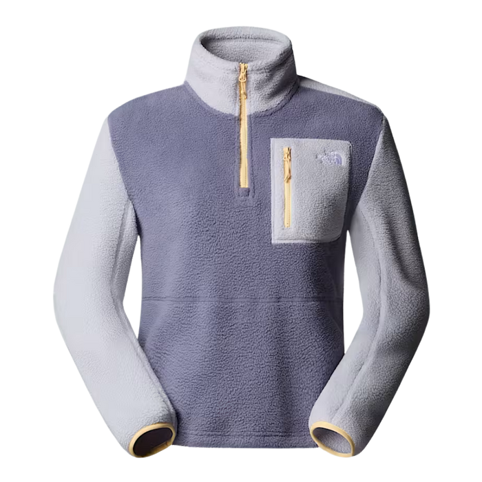 The North Face - W Yumiori 1/4 Zip - Twilight Galaxy/Blue Fl - Fleece Sweater