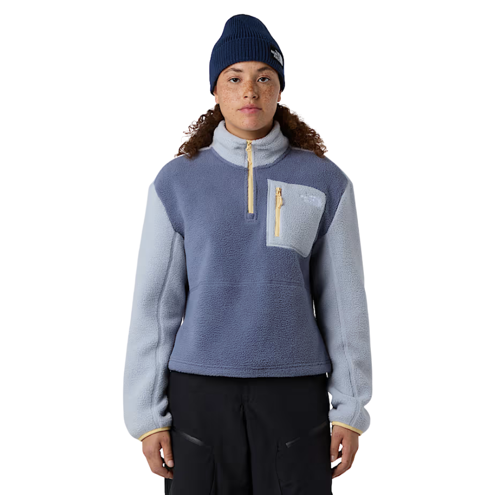 The North Face - W Yumiori 1/4 Zip - Twilight Galaxy/Blue Fl - Fleece Sweater