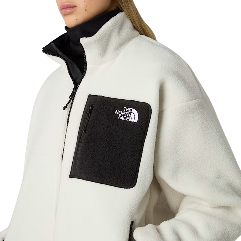The North Face - W Yumiori Reversible Jacket - TNF Black/White Dune - Fleece Jacke