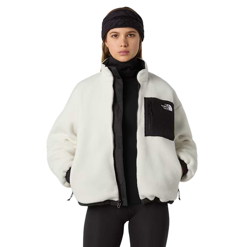 The North Face - W Yumiori Reversible Jacket - TNF Black/White Dune - Fleece Jacke