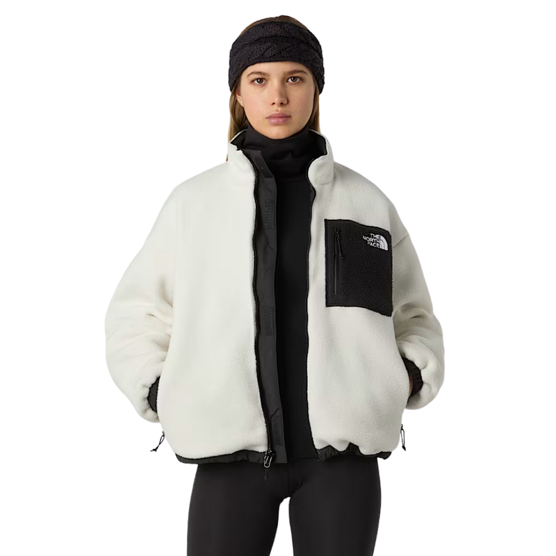The North Face - W Yumiori Reversible Jacket - TNF Black/White Dune - Fleece Jacke