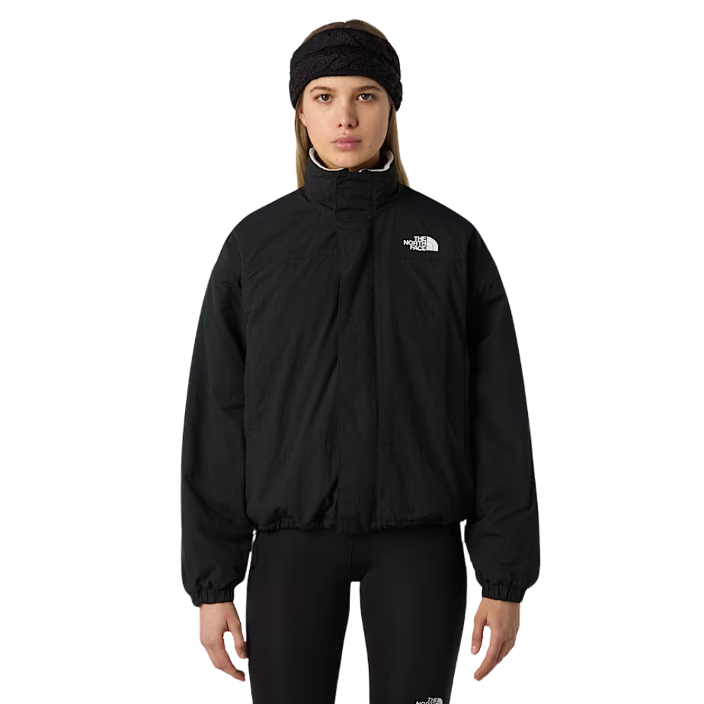 The North Face - W Yumiori Reversible Jacket - TNF Black/White Dune - Fleece Jacke