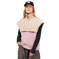Eivy - Ball Fleece Vest - Sand/Faded Woodrose - Fleece Weste