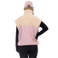 Eivy - Ball Fleece Vest - Sand/Faded Woodrose - Fleece Weste