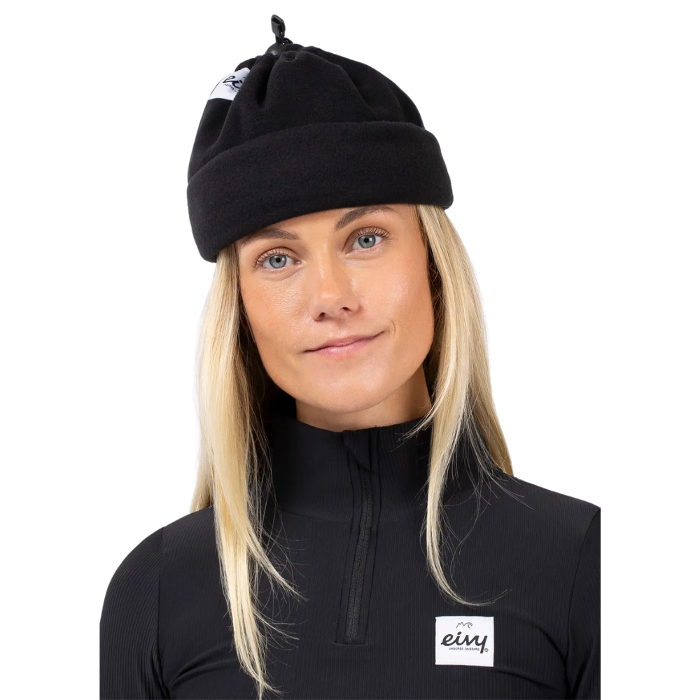 Eivy - Beanie Fleece Neckwarmer - Black - Schlauchschal