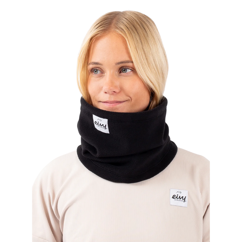 Eivy - Beanie Fleece Neckwarmer - Black - Schlauchschal