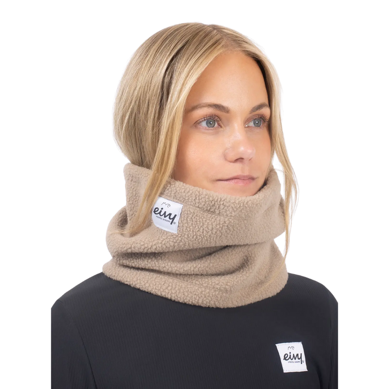 Eivy - Beanie Sherpa Neckwarmer - Sand - Schlauchschal