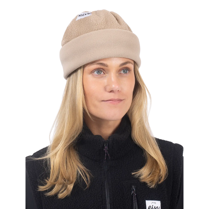 Eivy - Beanie Sherpa Neckwarmer - Sand - Schlauchschal