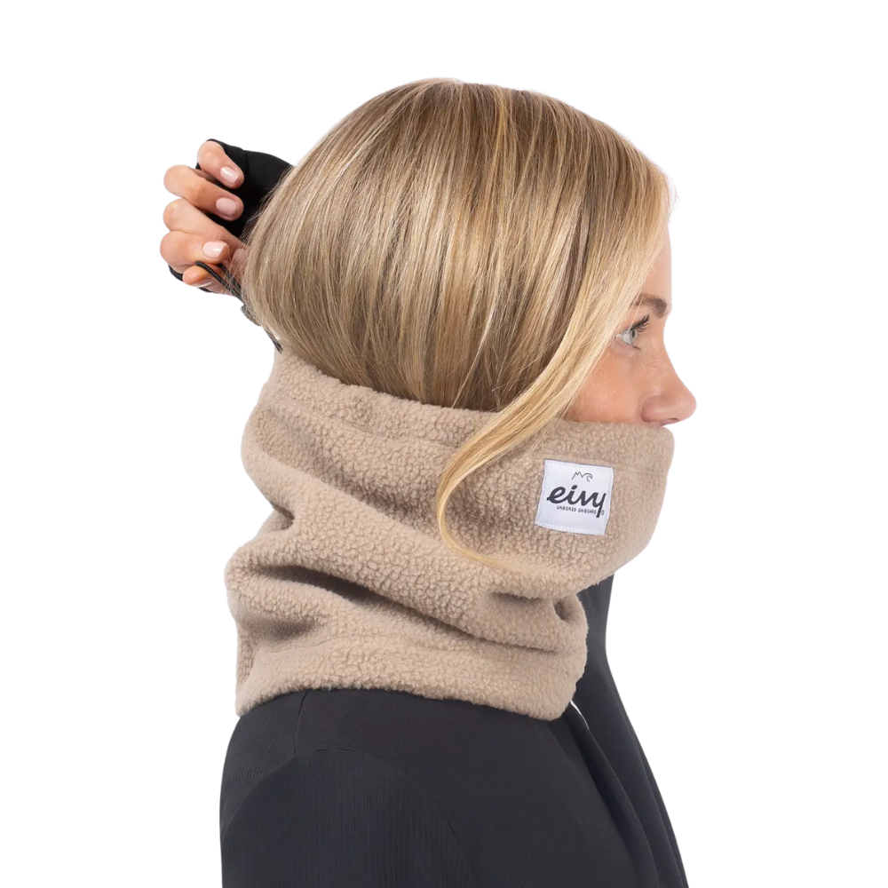 Eivy - Beanie Sherpa Neckwarmer - Sand - Schlauchschal