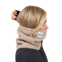 Eivy - Beanie Sherpa Neckwarmer - Sand - Schlauchschal