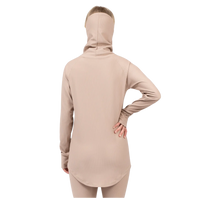 Eivy - Icecold Gaiter Rib Top - Sand - Funktions-Shirt Langarm