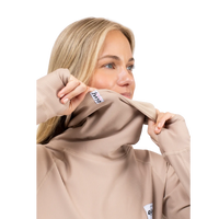 Eivy - Icecold Gaiter Rib Top - Sand - Funktions-Shirt Langarm
