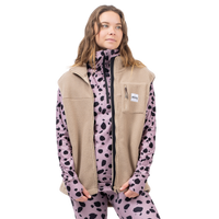 Eivy - Lumberjackie Sherpa Vest - Sand - Fleece Weste