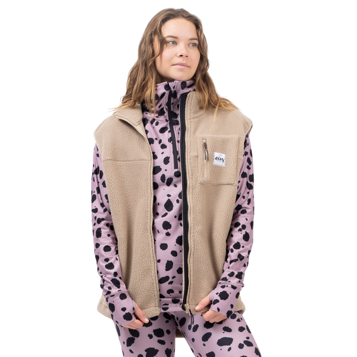 Eivy - Lumberjackie Sherpa Vest - Sand - Fleece Weste