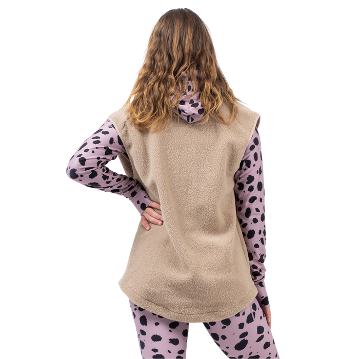 Eivy - Lumberjackie Sherpa Vest - Sand - Fleece Weste