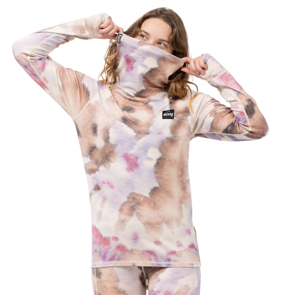 Eivy - Icecold Merino Wool Top - Aquarelle - Funktions-Shirt Langarm