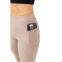 Eivy - Pocket Rib Tights - Sand - Funktions-Unterhose Lang