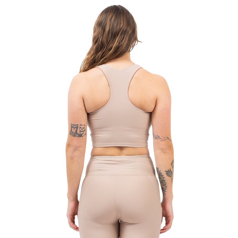 Eivy - Cover Up Rib Top - Sand - BH