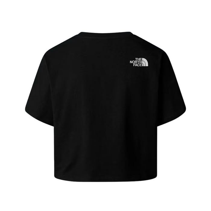 The North Face - W Simple Dome Cropped Slim Tee - TNF Black - Crop Top