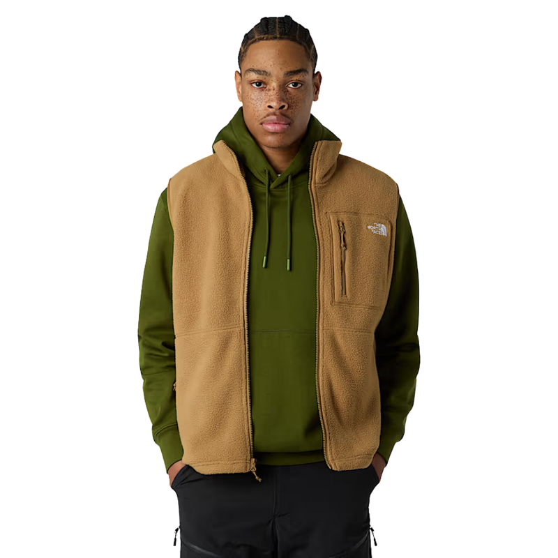 The North Face - M Yumiori Vest - Utility Brown - Fleece Weste